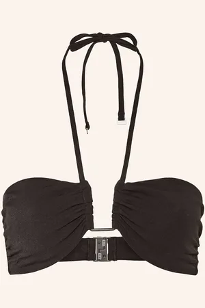 Calvin Klein Bandeau Horní Díl Bikin Ck Wire černá