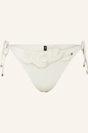 HUGO BOSS Trojúhelníkové Bikinové Kalhotky Broderie režná