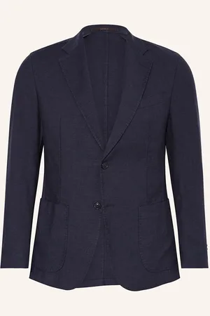 Windsor Oblekové Sako Giro Extra Slim Fit Se Lnem 410 navy 410