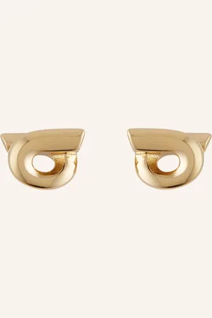 Salvatore Ferragamo Puzetové Náušnice New Gan 10d zlatá