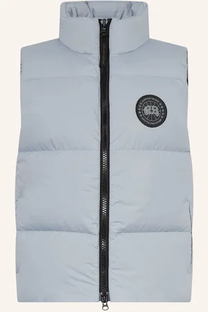Canada Goose Péřová Vesta Lawrence černošedá