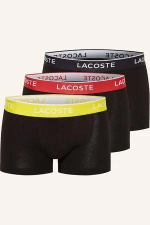 Lacoste Boxerky, 3 Kusy V Balení černá červená žlutá