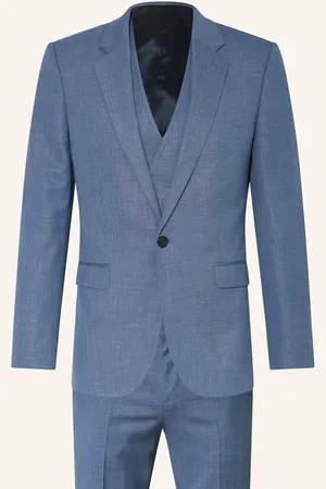 HUGO BOSS Oblek Arti Hesten Slim Fit tmavě modrá