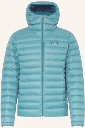 Patagonia Lehká Péřová Vesta Down Sweater petrolejová