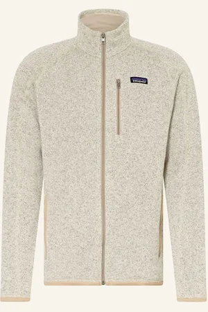 Patagonia Pletená Fleecová Bunda Better Sweater™ béžová