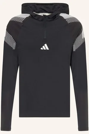 adidas Mikina S Kapucí Pro Series Quarter Zip černá