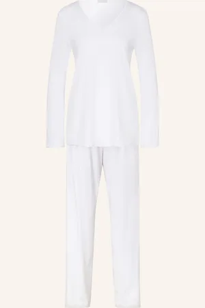 Hanro Pyžamo Cotton Silk bílá