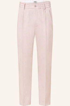 Drykorn Oblekové Kalhoty Chasy Extra Slim Fit Se Lnem