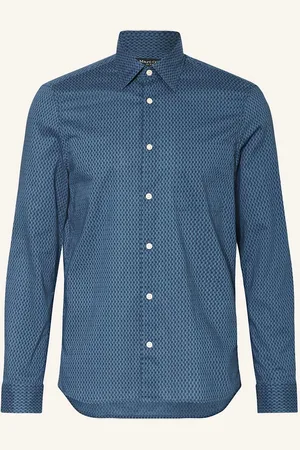 Marc O’ Polo Košile Shaped Fit tmavě modrá modrá