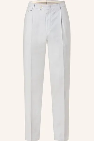 Windsor Oblekové Kalhoty Silvi Extra Slim Fit Se Lnem pastel grey 050