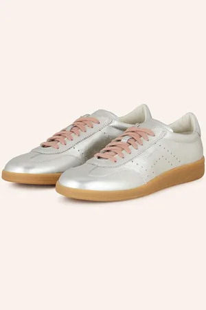 santoni Sneakersy Oly stříbrná
