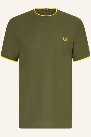 Fred Perry Tričko tmavě zelená