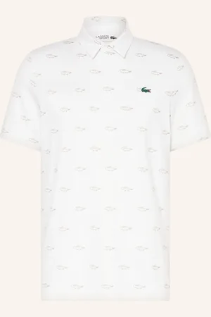 Lacoste Žerzejová Polokošile Regular Fit bílá béžová