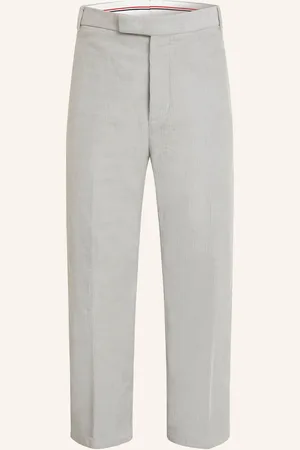 Thom Browne Oblekové Kalhoty Regular Fit Z Manšestru
