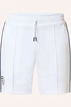 Lacoste Tenisové Šortky Heritage bílá tmavě modrá