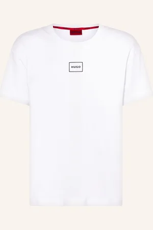 HUGO BOSS Pyžamová Košile Laze bílá