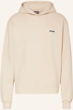 Jacquemus Mikina S Kapucí Le Hoodie Gros Grain béžová