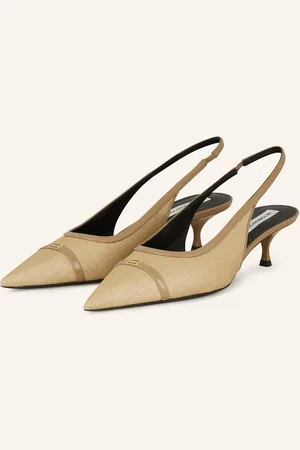 Victoria Beckham Slingpumps S Otevřenou Patou světle hnědá