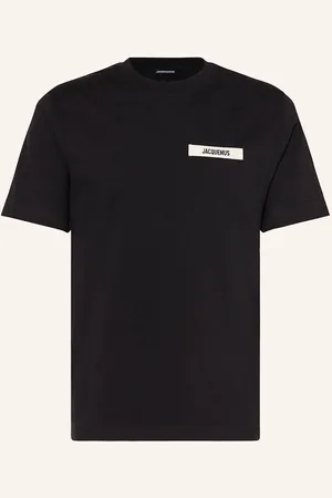Jacquemus Tričko Le Tshirt Gros Grain černá