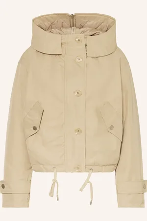 Guess Cropped Parka Nora béžová