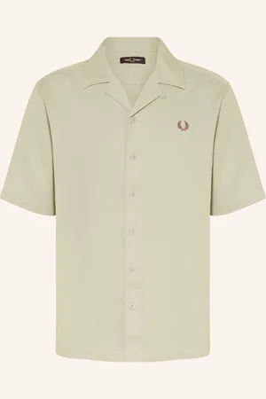 Fred Perry Košile Resort Comfort Fit černošedá