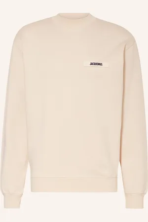 Jacquemus Mikina Le Sweatshirt Gros Grain béžová