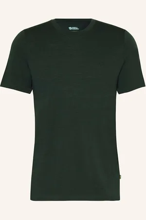 Fjällräven Tričko Abisko S Příměsí Merino Vlny tmavě modrá