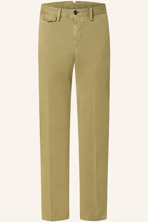 PT Torino Chino Kalhoty Extra Slim Fit olivová