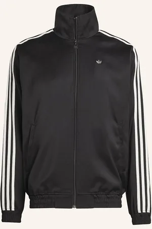 adidas Tréninková Bunda Premium Firebird černá bílá