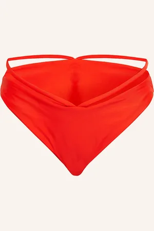 Simkhai Basic Bikinové Kalhotky Emmalynn červená
