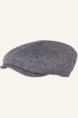 Stetson Baret Hatteras Z Hedvábí tmavě modrá