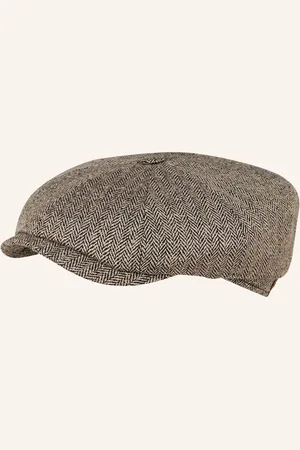 Stetson Baret Hatteras Z Hedvábí černá hnědá