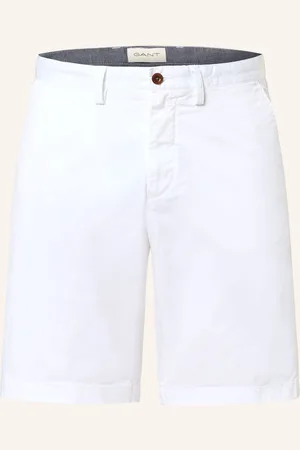GANT Chino Šortky Relaxed Fit bílá