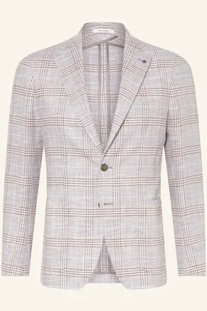 TAGLIATORE Sako Extra Slim Fit světle šedá hnědá světle hnědá