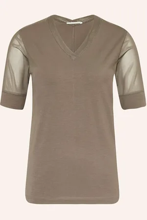 JEANNE BARET Tričko Polynesia hnědá