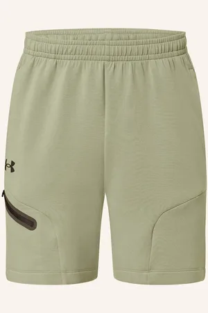 Under Armour Šortky Z Mikinové Látky Ua Unstoppable světle zelená