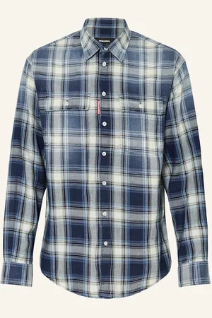 Dsquared2 Košile Regular Fit tmavě modrá tmavě modrá modrá