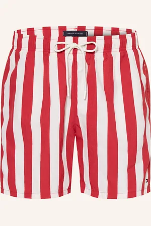 Tommy Hilfiger Koupací Šortky červená bílá