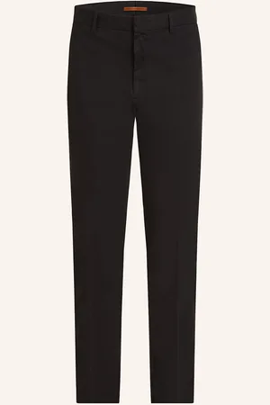 Ermenegildo Zegna Chino Kalhoty Slim Fit černá