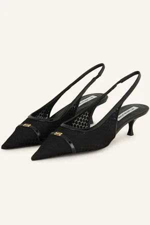 Victoria Beckham Slingpumps S Otevřenou Patou černá