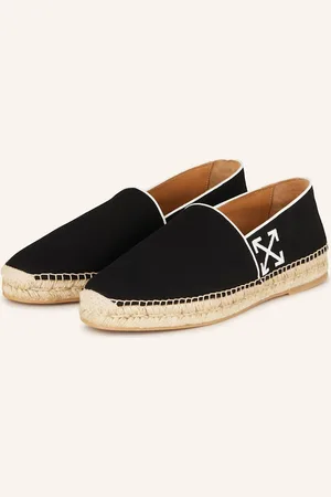 OFF-WHITE Espadrilky Biarritz černá bílá
