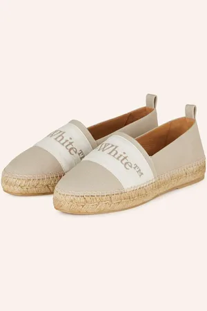OFF-WHITE Espadrilky Bookish krémová