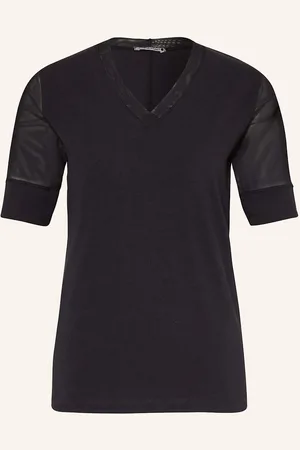 JEANNE BARET Tričko Polynesia černá