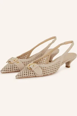 Thea Mika Slingpumps S Otevřenou Patou Virna 30 černošedá
