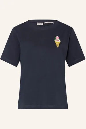 Essentiel Antwerp Tričko Hicecream tmavě modrá