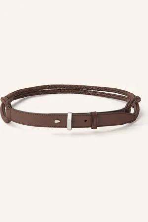 Max Mara Opasek Ropeloop hnědá