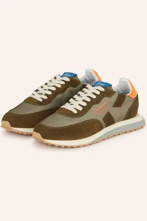 Ghoud Sneakersy Rush olivová neonově oranžová