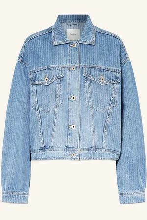 Pepe Jeans Džínová Bunda modrá