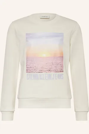 Calvin Klein Mikina krémová