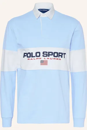 Ralph Lauren Rugbyové Tričko tmavě modrá bílá